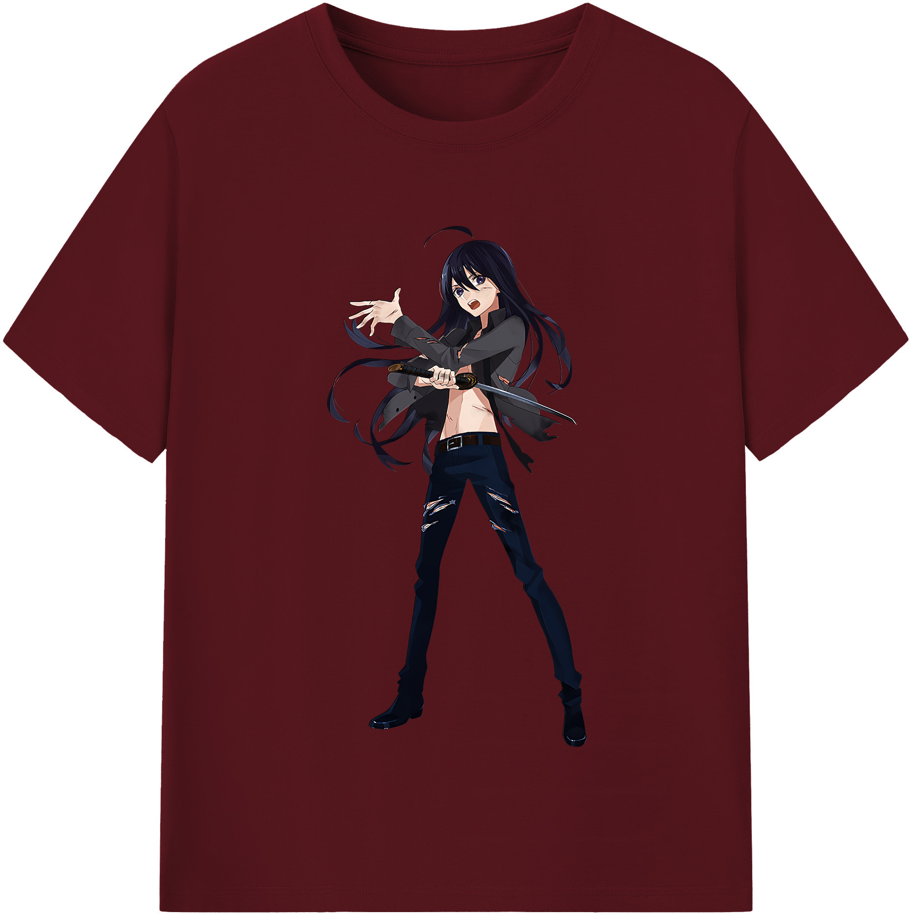 （画像用） 刀剣乱舞 Touken Ranbu 綿100％半袖Tシャツ（フロントプリント）